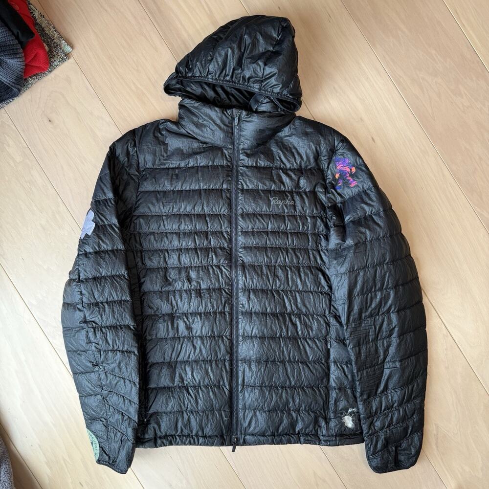 Rapha Explore Down Jacket Medium Black Full Zip I… - image 2